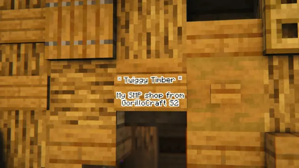 Wood SMP Shop, a Minecraft build, in-game photo 4