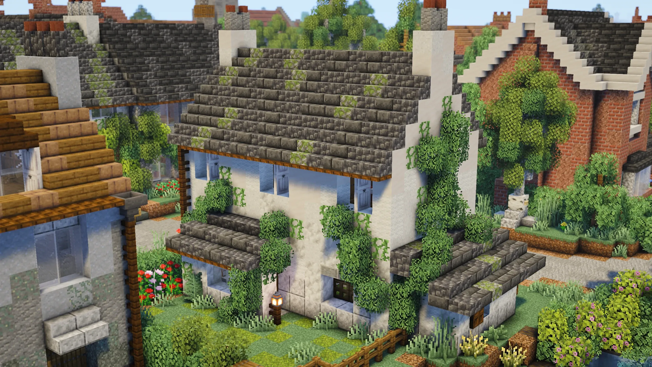 British Ivy House, a Minecraft house, in-game photo 3