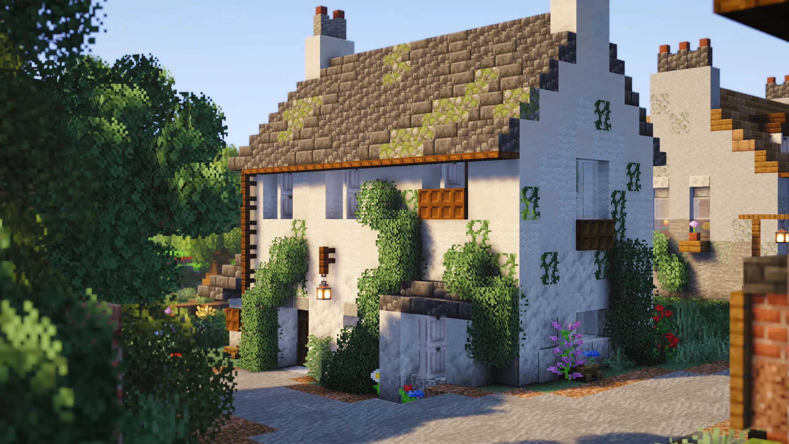 British Ivy House, a Minecraft house, in-game photo 2