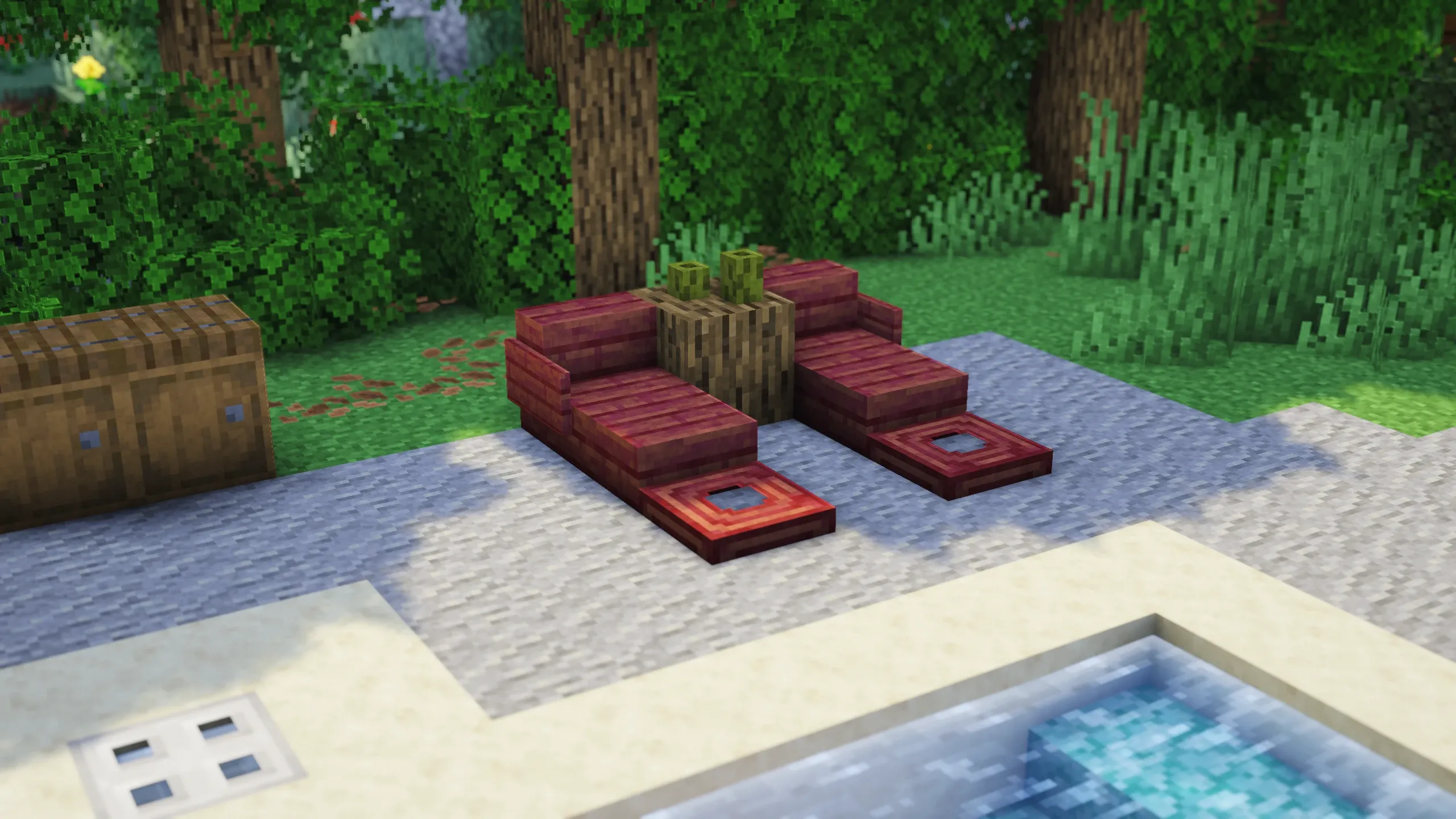 Swimming Pool, a Minecraft build, in-game photo 4