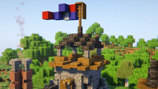Medieval Castle Base, a Minecraft castle, in-game photo 2