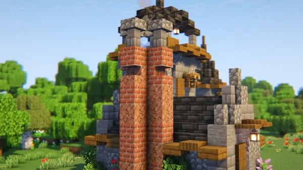 Medieval Castle Base, a Minecraft castle, in-game photo 4