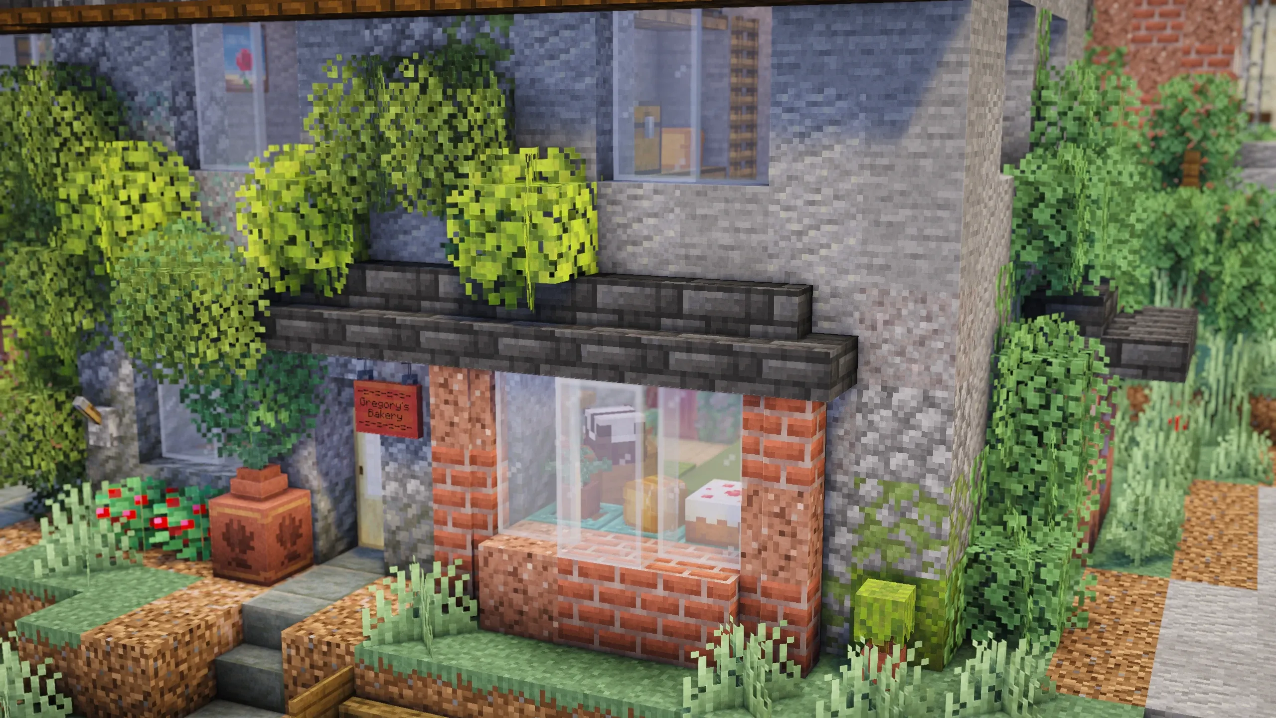 British Bakery, a Minecraft house, in-game photo 2