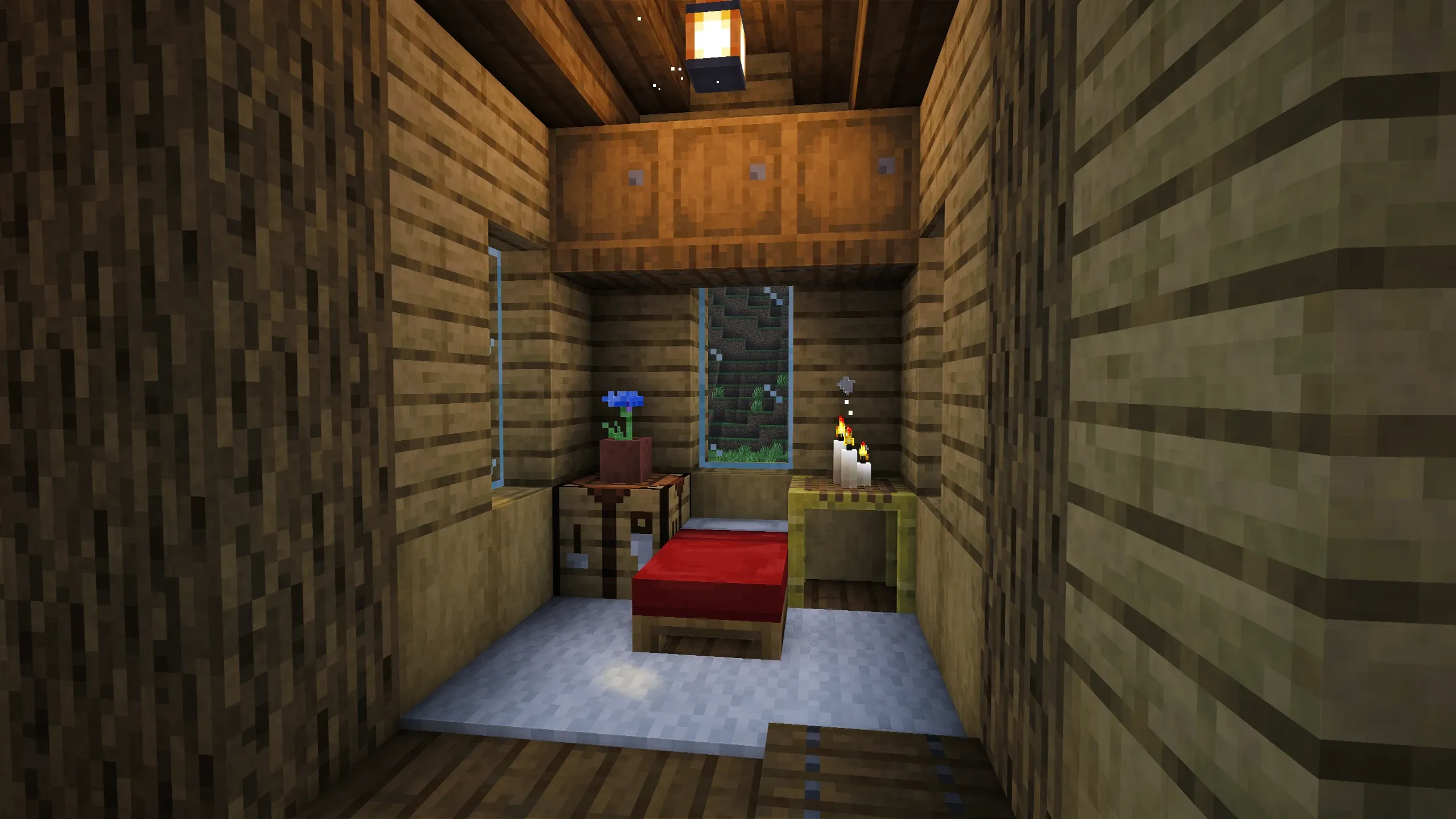 Oak Tower House, a Minecraft starter castle, in-game photo 5