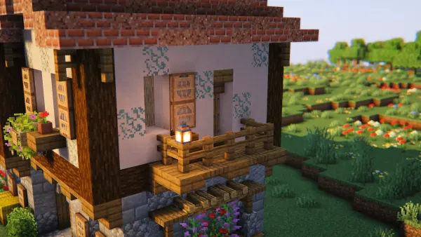 Turkish Inspired House, a Minecraft starter house and survival base, in-game photo 2