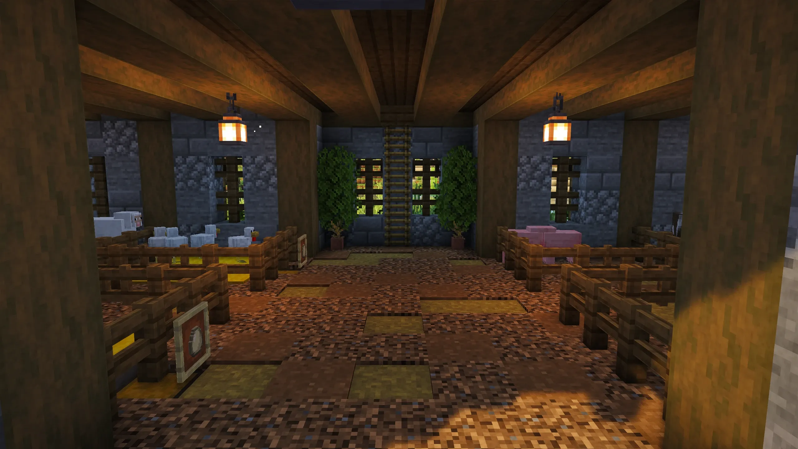 Large Animal Barn, a Minecraft build, in-game photo 4
