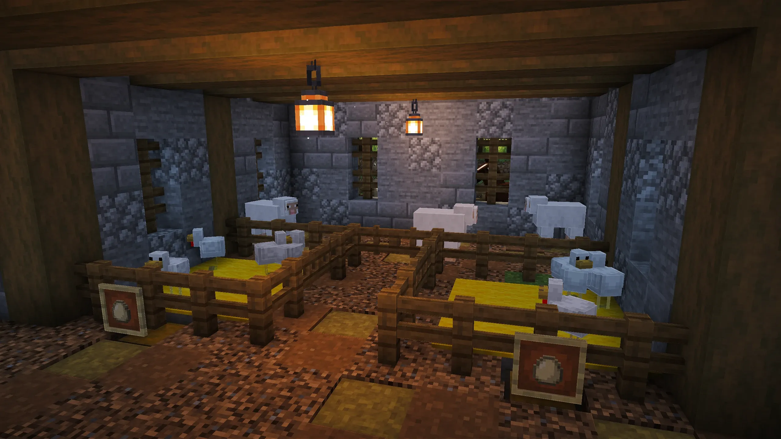 Large Animal Barn, a Minecraft build, in-game photo 5