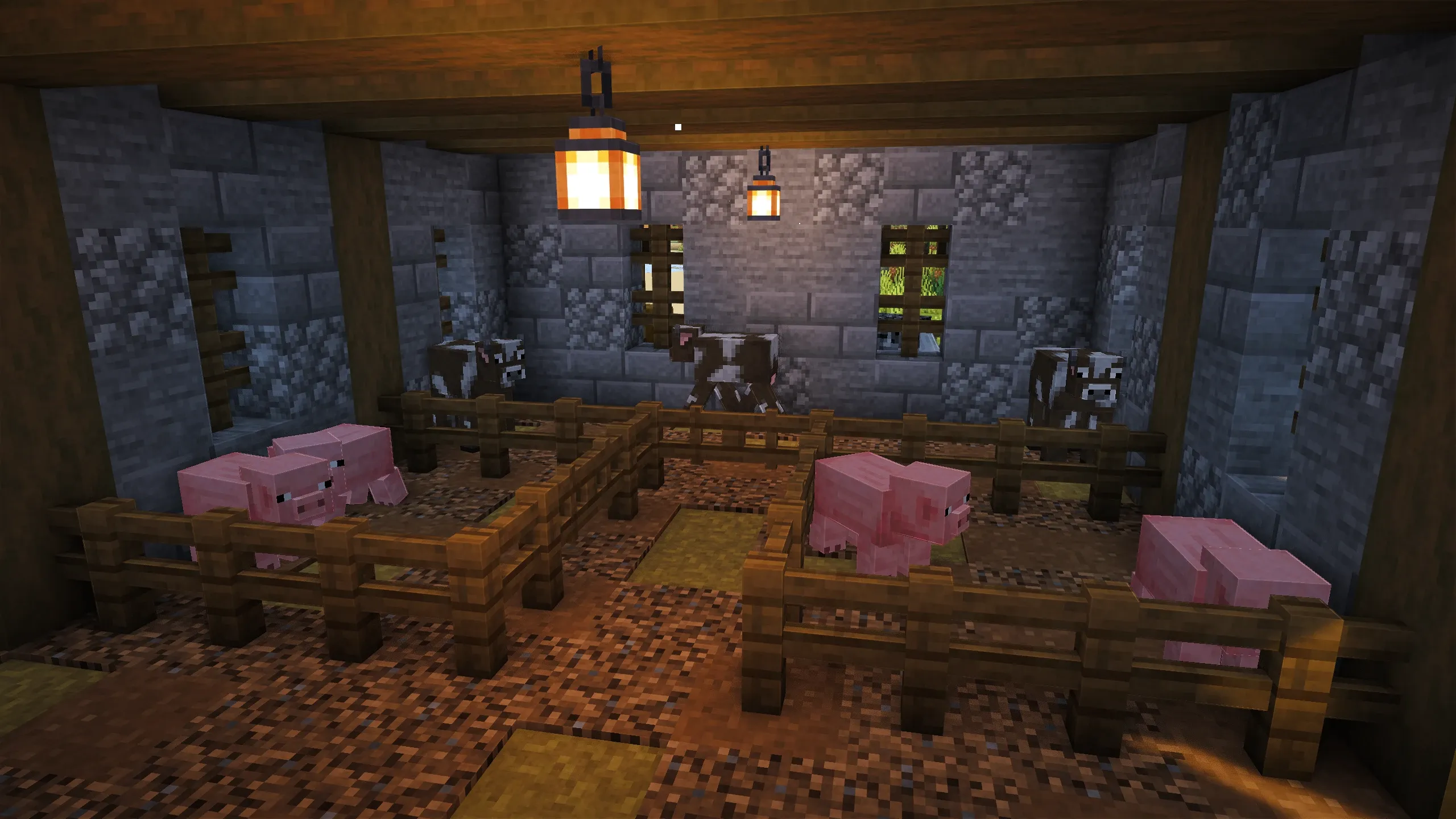 Large Animal Barn, a Minecraft build, in-game photo 6