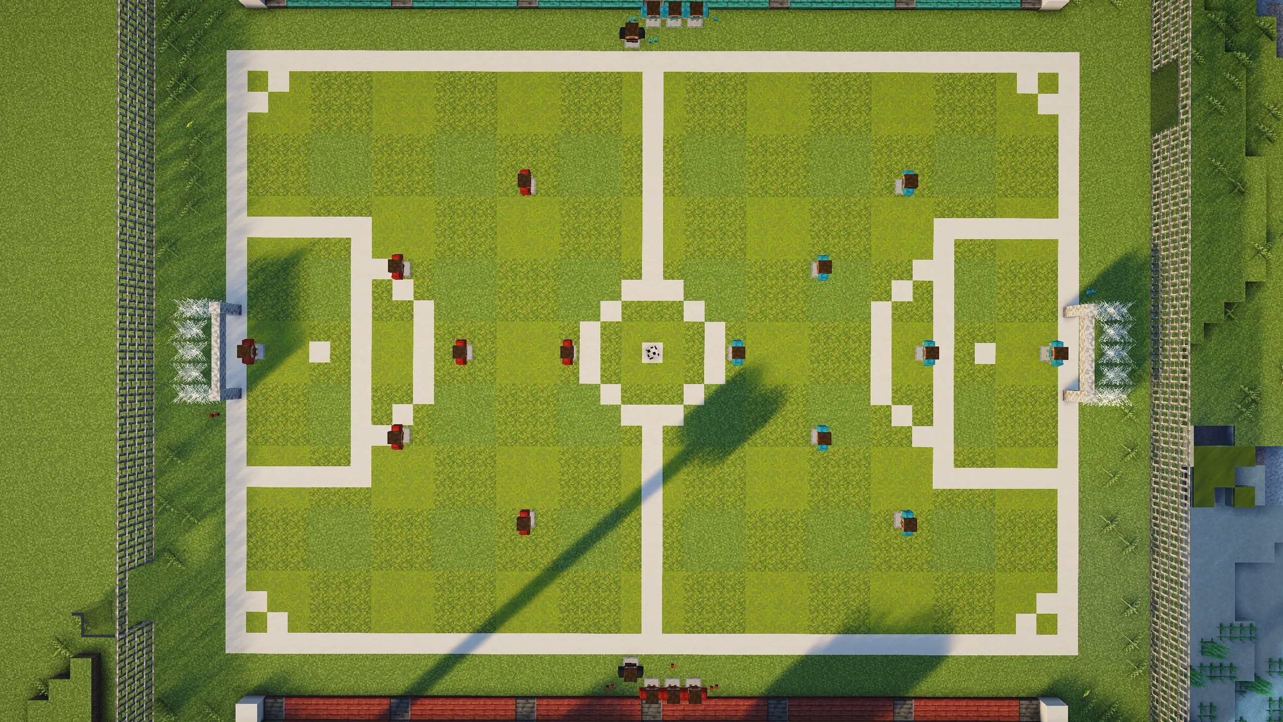 Town Football Ground, a Minecraft build, in-game photo 2