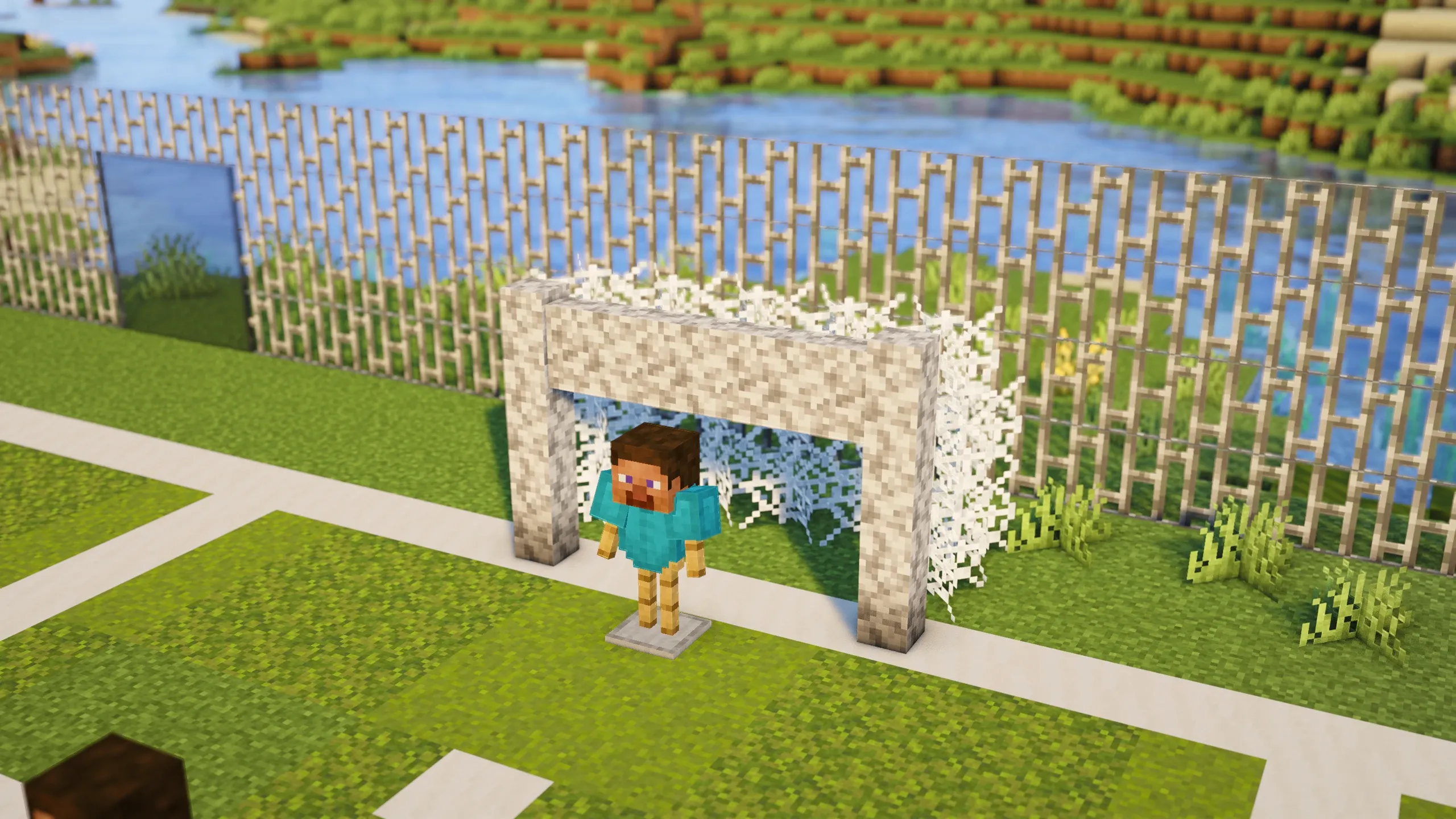 Town Football Ground, a Minecraft build, in-game photo 4