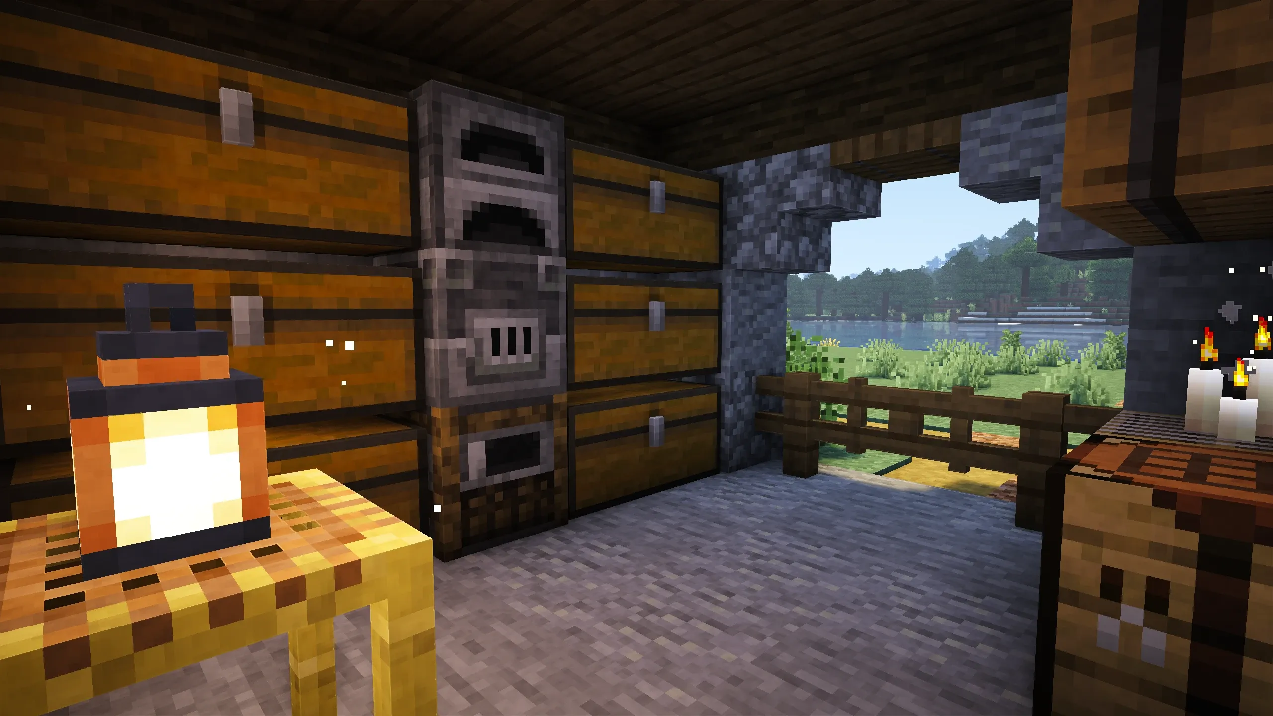 2 Player Spruce House, a Minecraft starter house and survival base, in-game photo 3