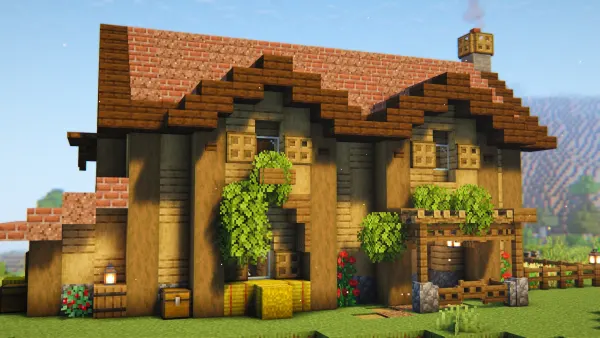 Hardcore House, a Minecraft starter house and survival base, in-game photo 2