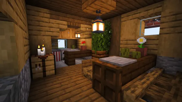 Hardcore House, a Minecraft starter house and survival base, in-game photo 5