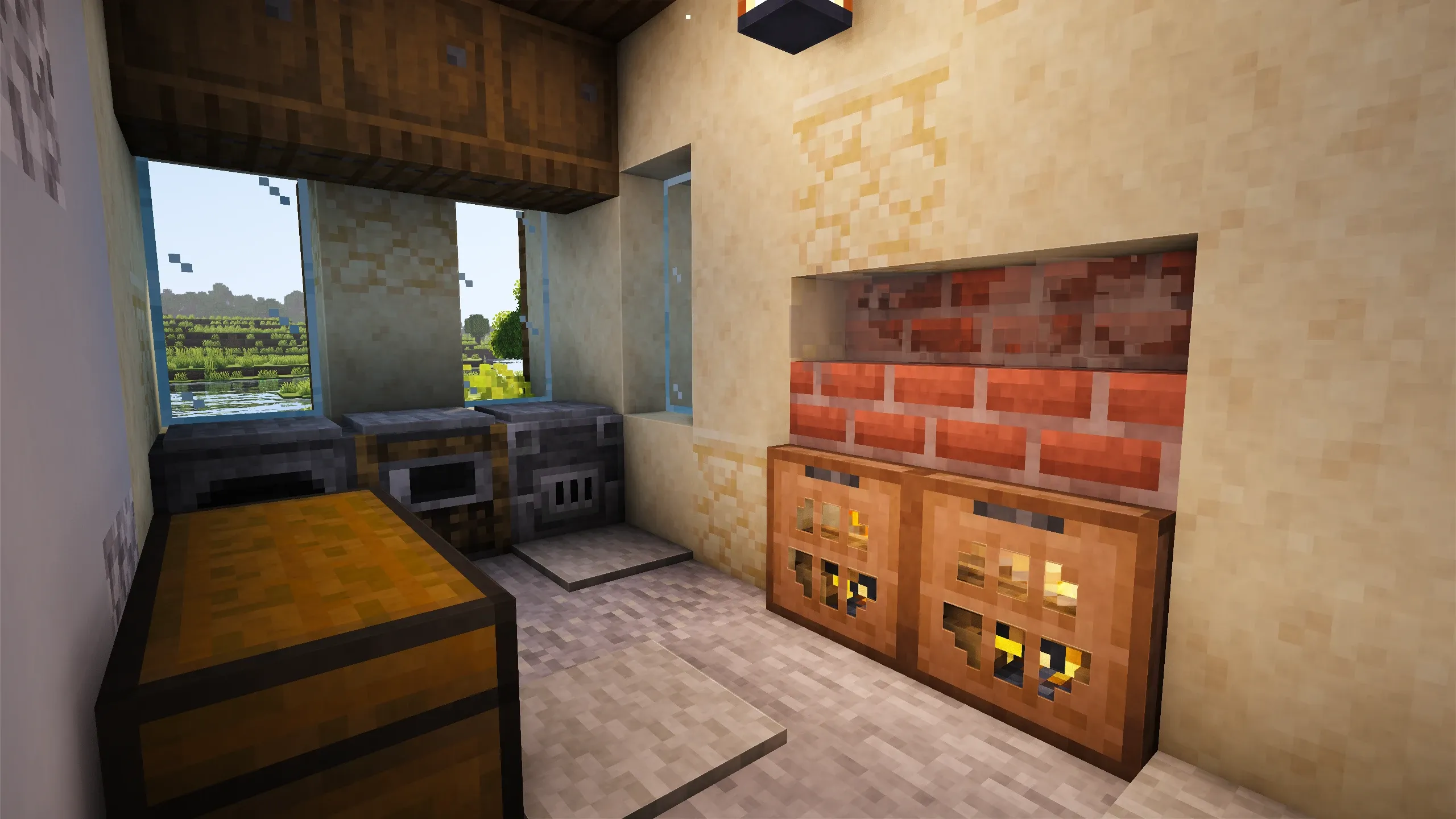 Spanish House, a Minecraft starter house and survival base, in-game photo 4