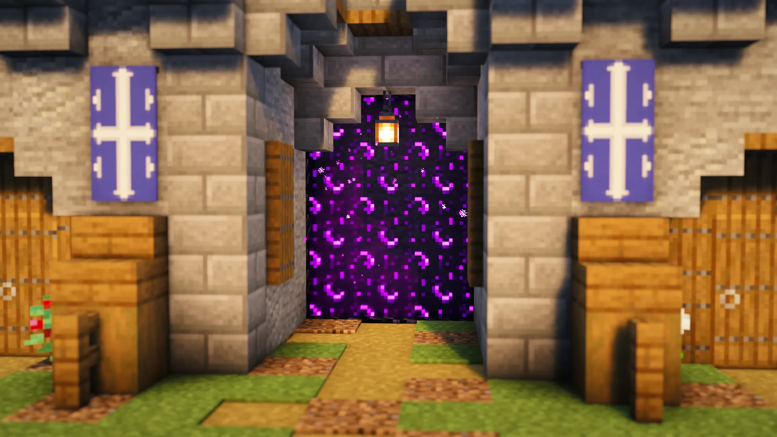 2 Player Castle, a Minecraft starter castle, in-game photo 3