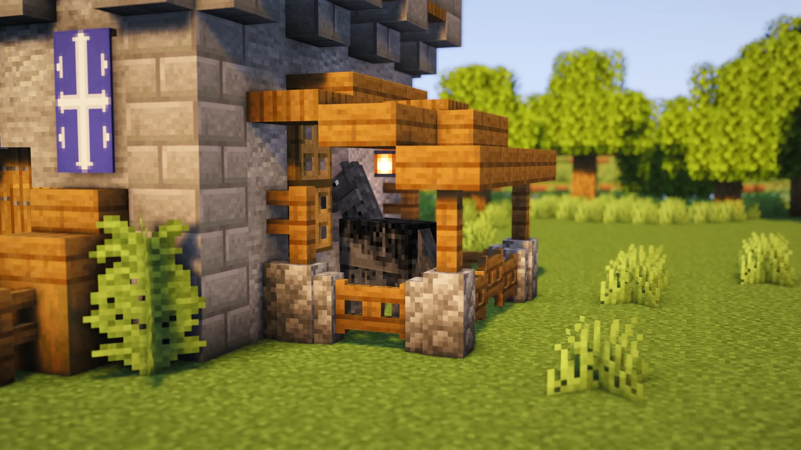 2 Player Castle, a Minecraft starter castle, in-game photo 2
