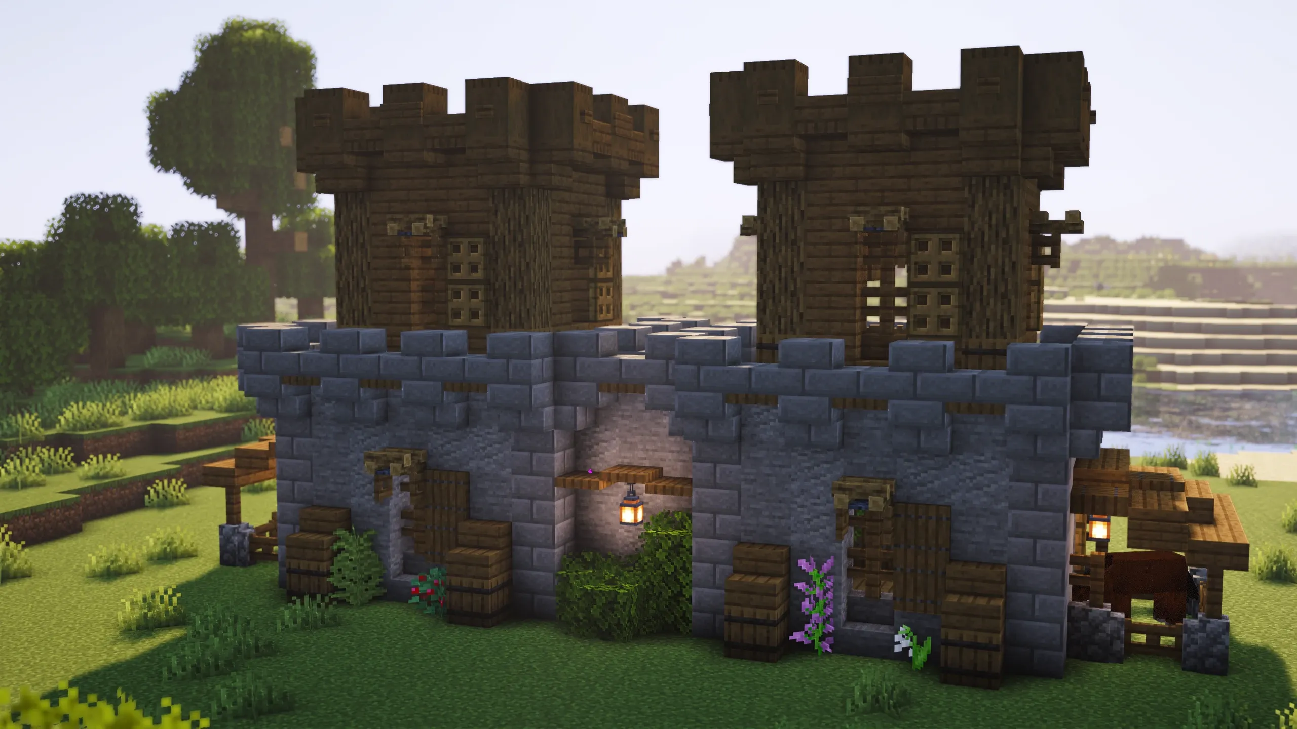 2 Player Castle, a Minecraft starter castle, in-game photo 5
