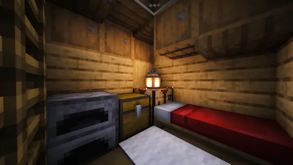 Underground Starter Base #2, a Minecraft starter base and survival base, in-game photo 2