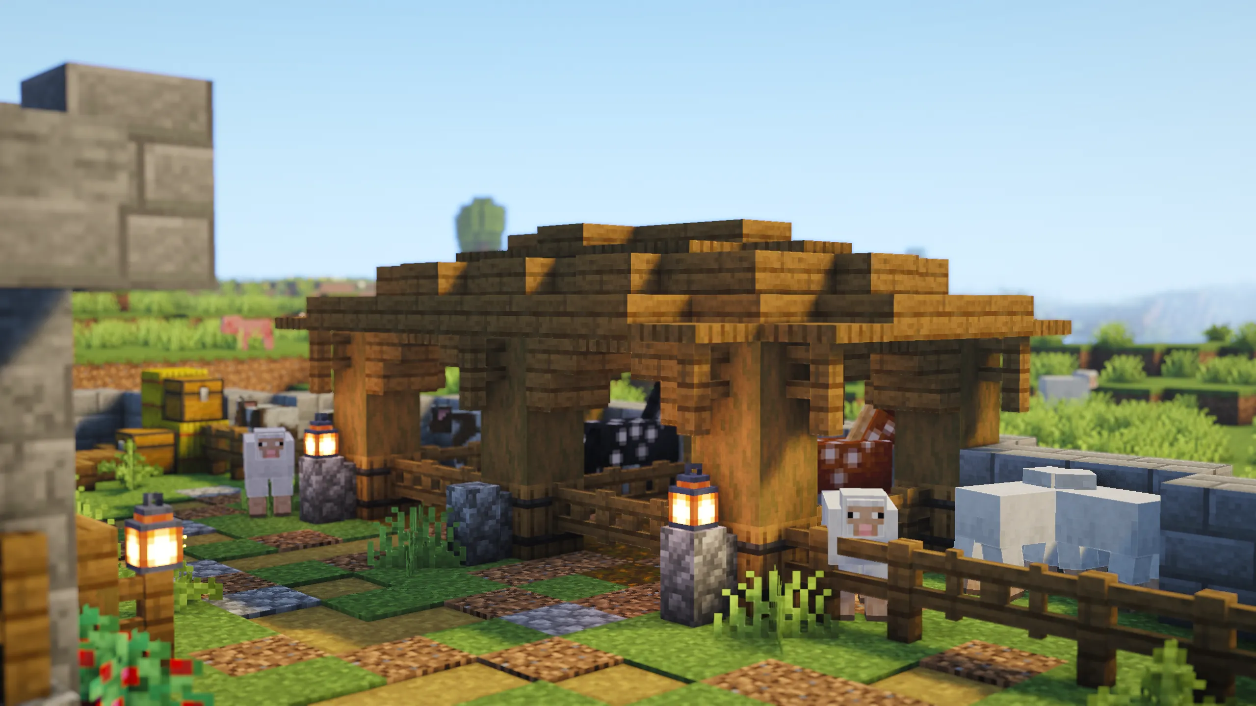 Circle Castle Base, a Minecraft castle, in-game photo 3