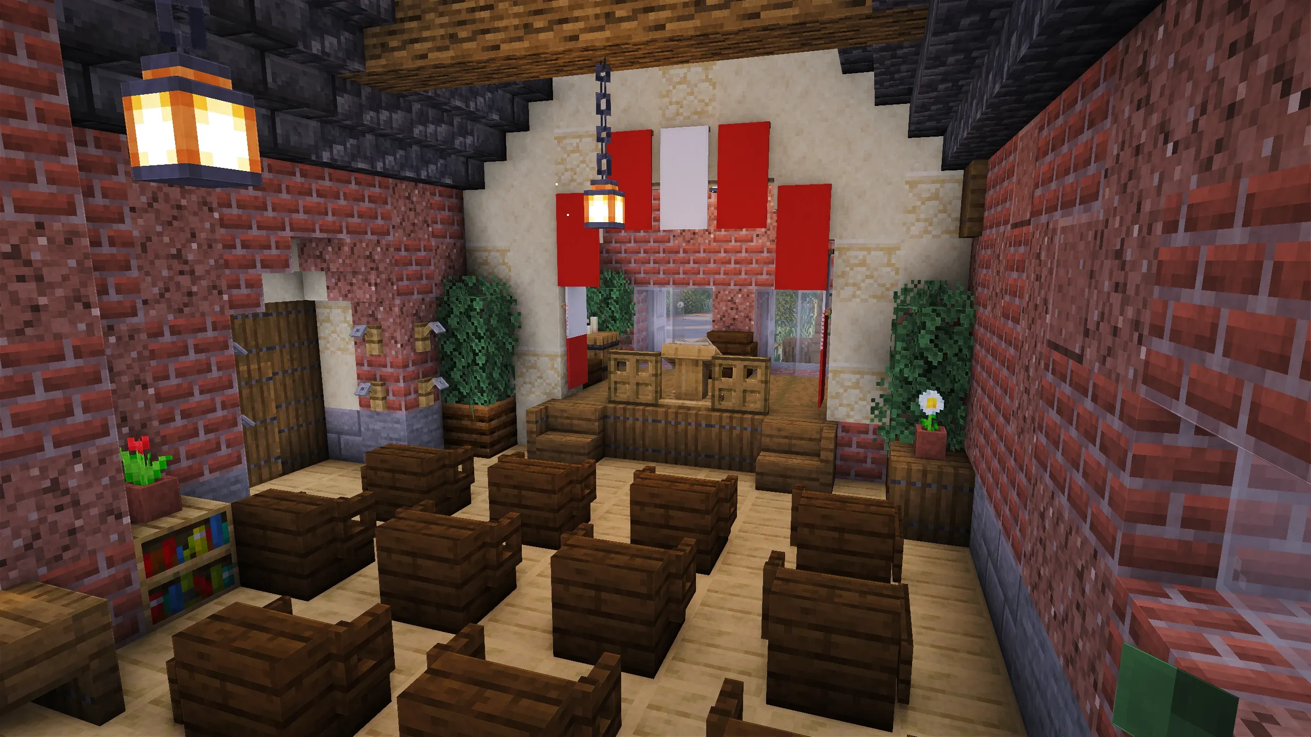 British Village Hall, a Minecraft house, in-game photo 3