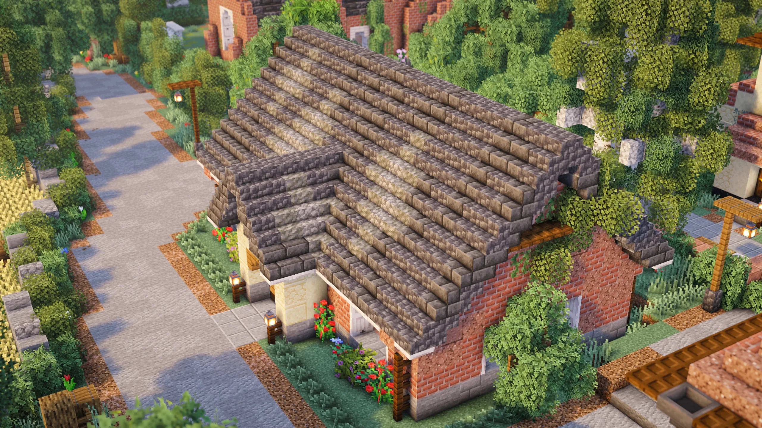 British Village Hall, a Minecraft house, in-game photo 2