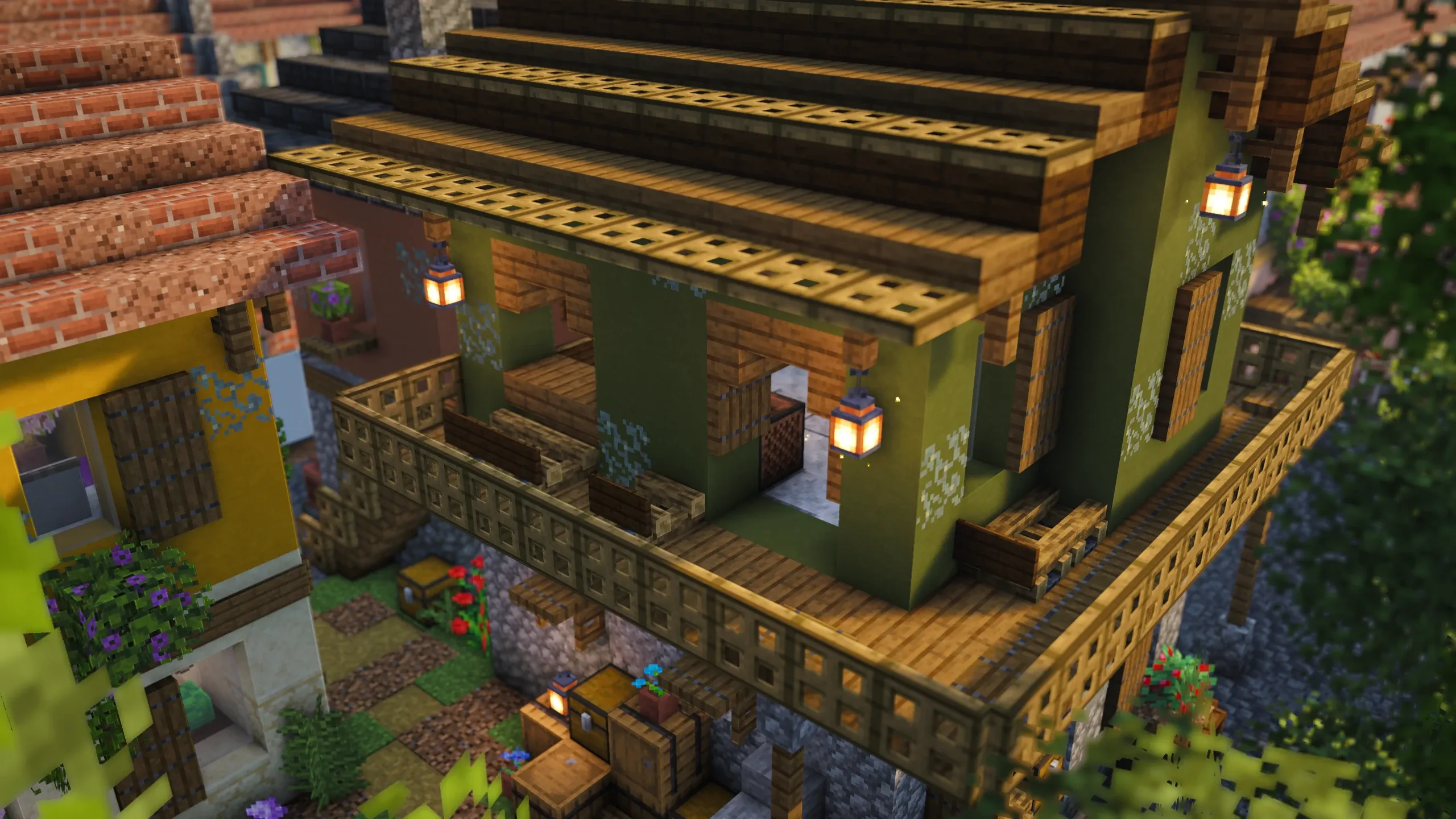 Italian Flower Store & Bar, a Minecraft house, in-game photo 5