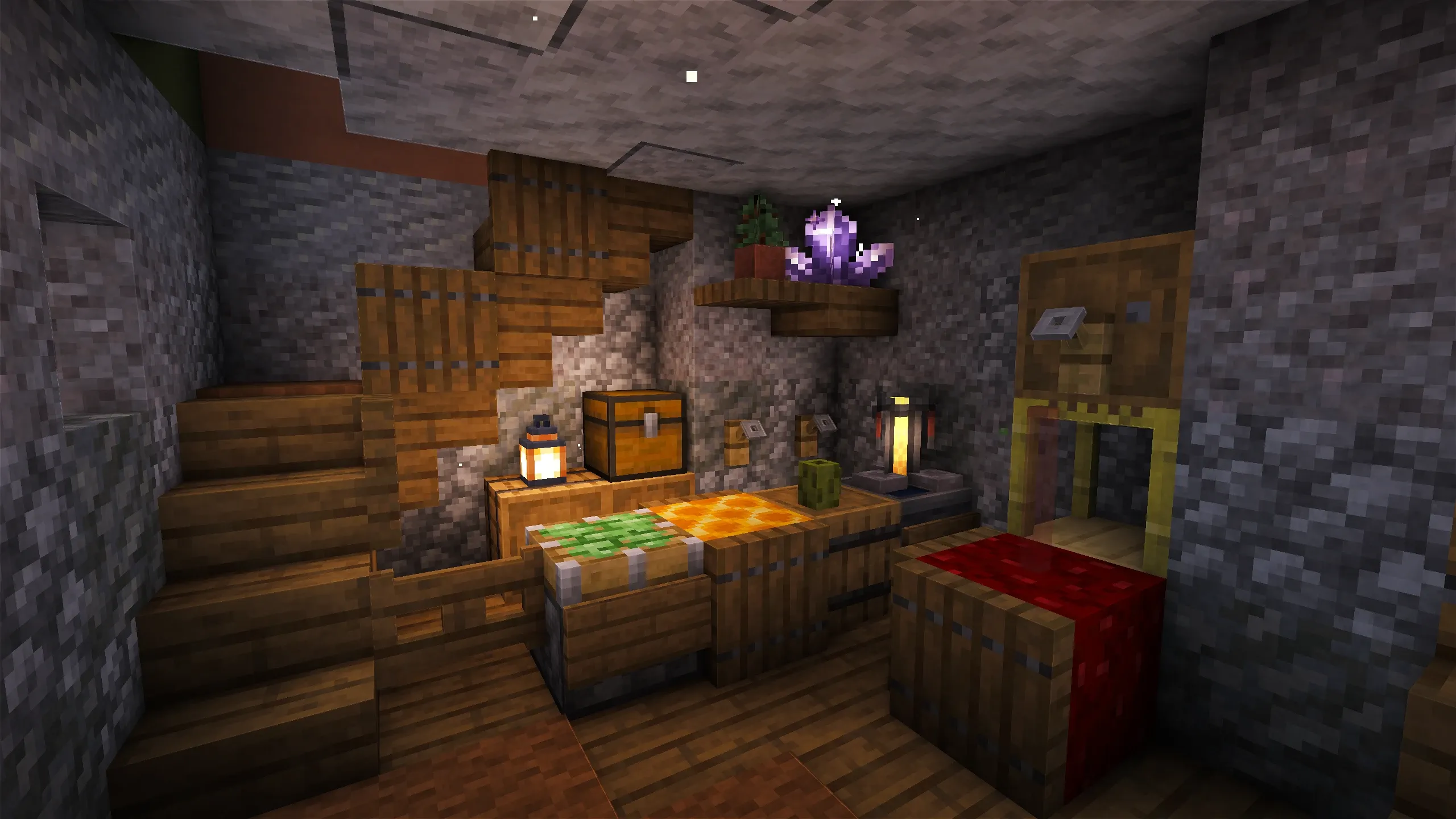 Italian Flower Store & Bar, a Minecraft house, in-game photo 6