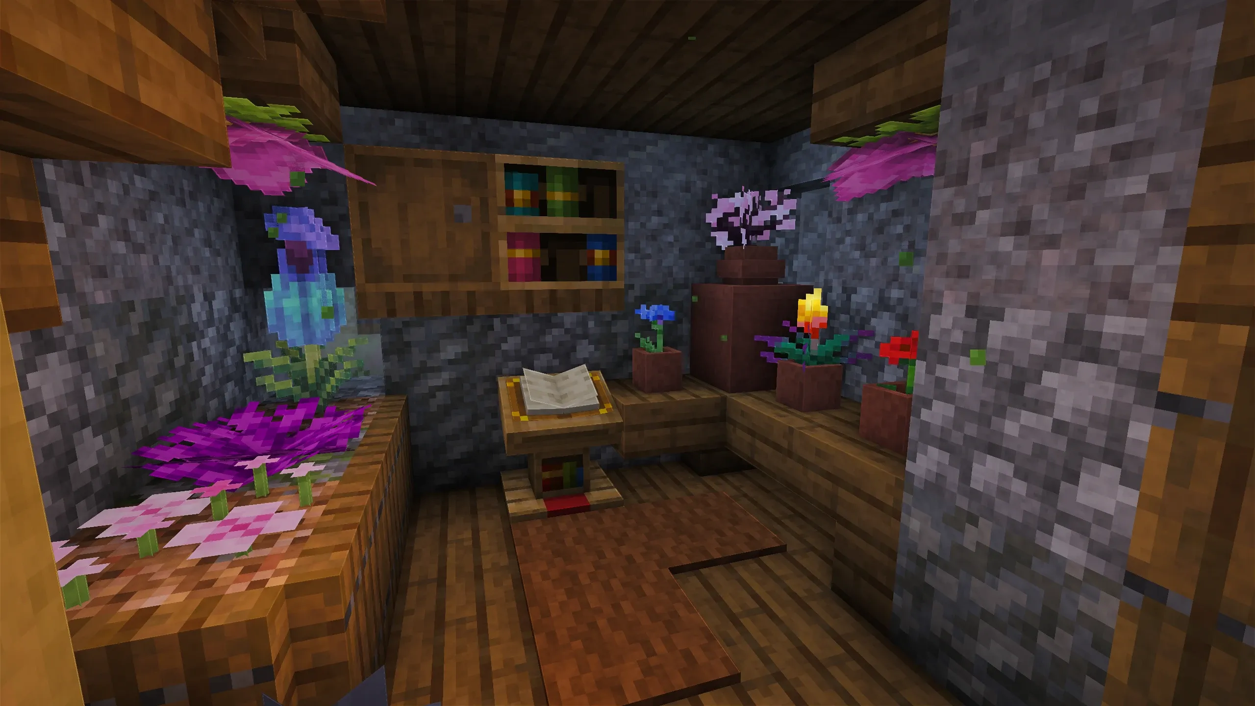 Italian Flower Store & Bar, a Minecraft house, in-game photo 3