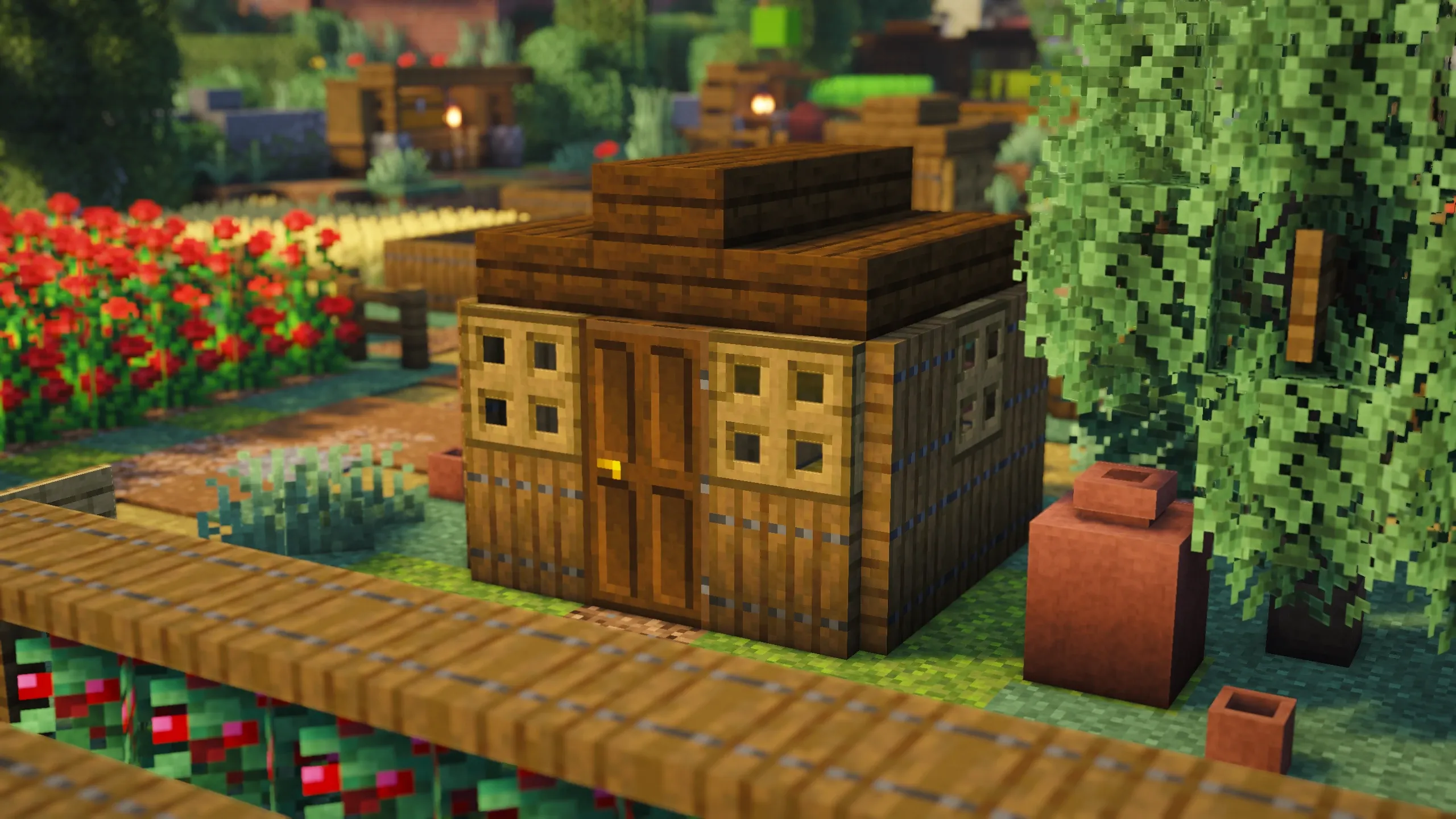 Garden Shed #1, a Minecraft build, in-game photo 2