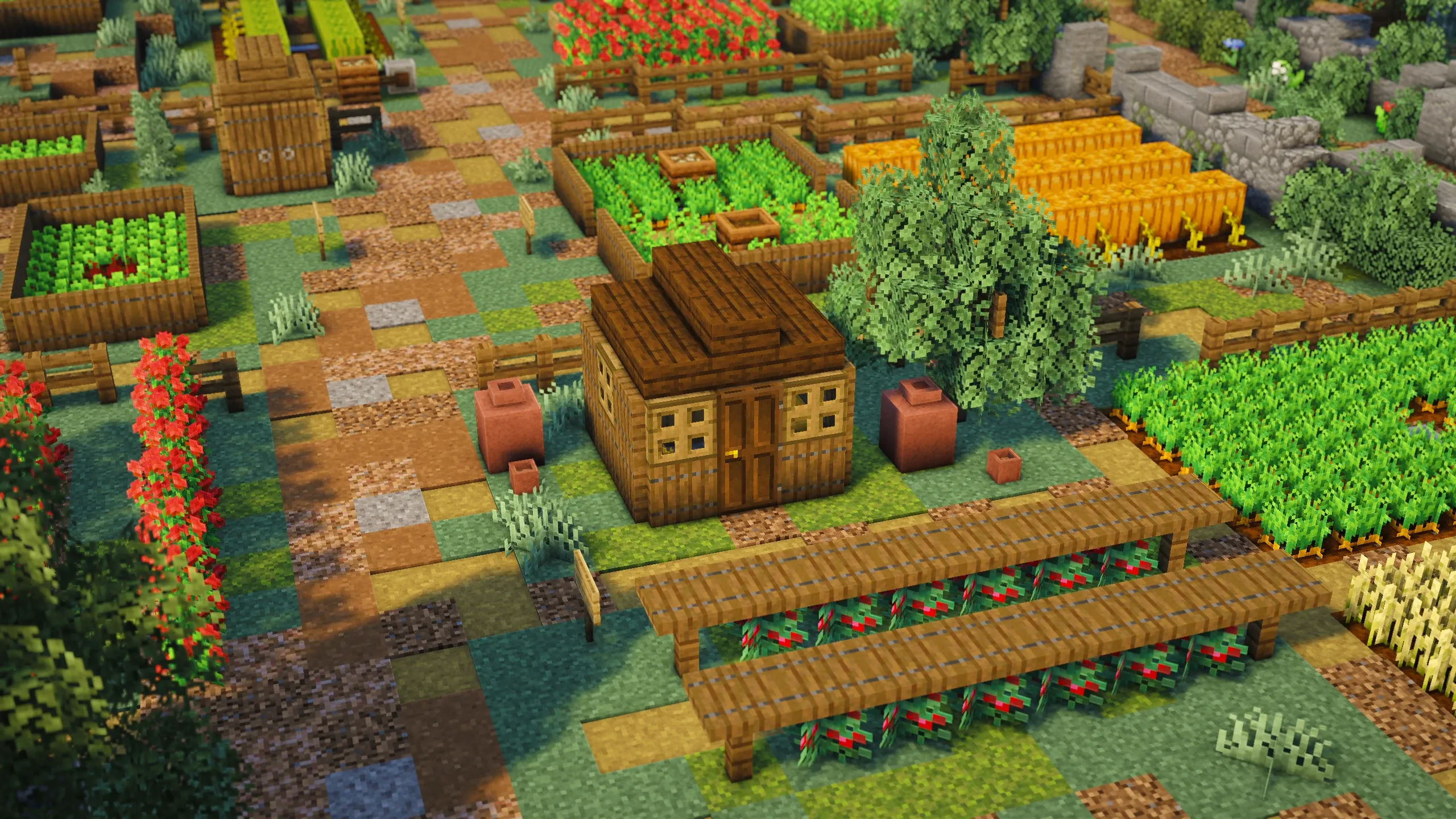 Garden Shed #1, a Minecraft build, in-game photo 3
