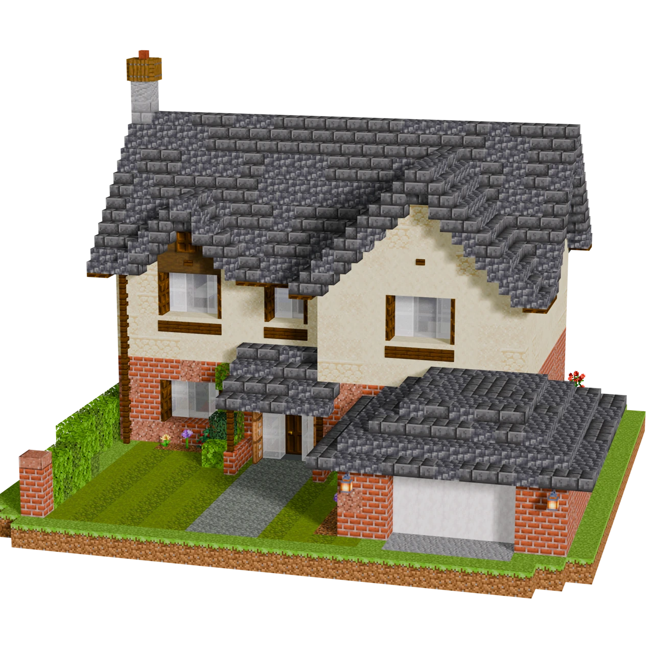 British Family Home, a finished Minecraft house
