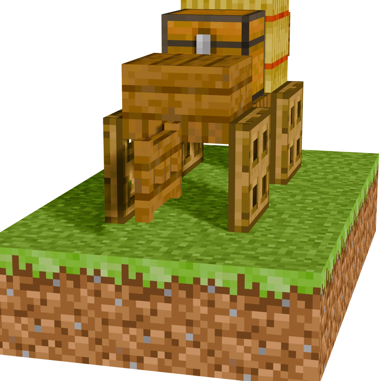 Storage Cart #1, a finished Minecraft build